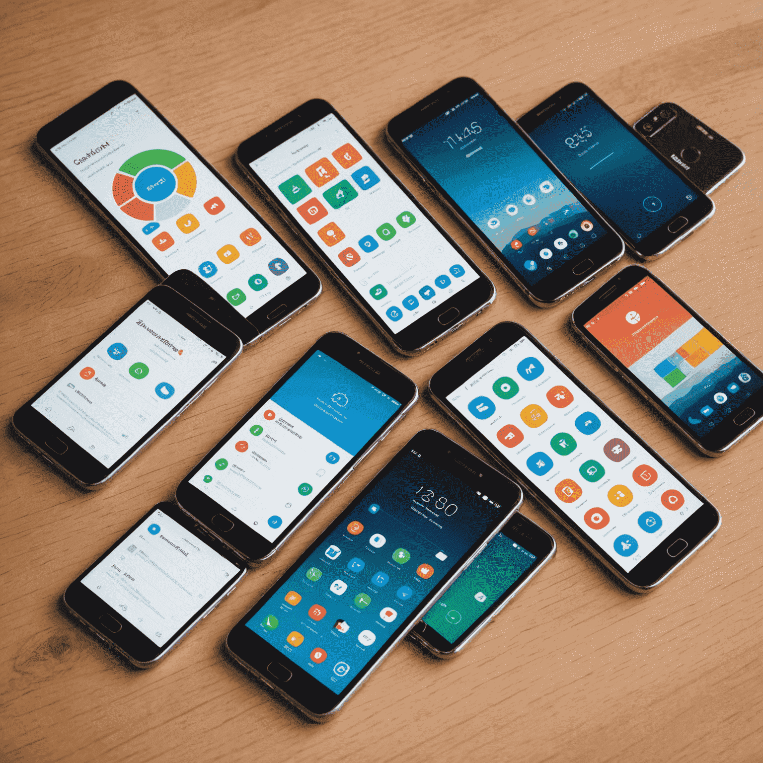 Various smartphone models displayed side by side with network icons and compatibility charts, illustrating the guide's purpose